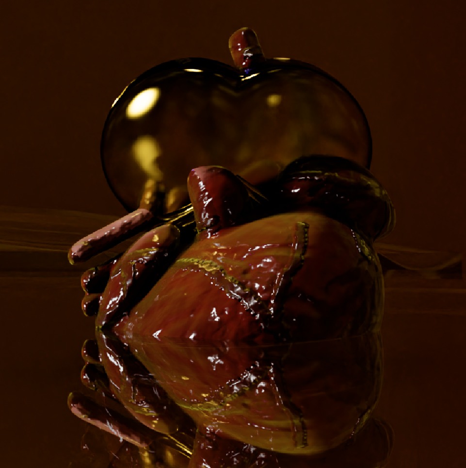 What the Hearts knows — 3D work by Lina Khalil.