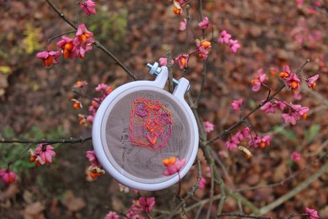 The Art of Thread by Lina Khalil — thread and embroidery work, image 7 of 8.